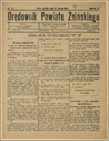 Orędownik Powiatu Żnińskiego 1930 Nr 11