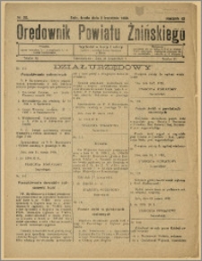 Orędownik Powiatu Żnińskiego 1930 Nr 22