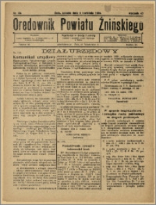 Orędownik Powiatu Żnińskiego 1930 Nr 23