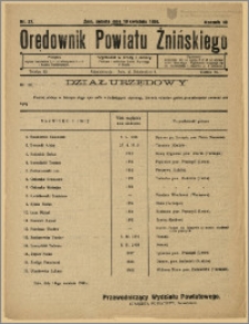 Orędownik Powiatu Żnińskiego 1930 Nr 27