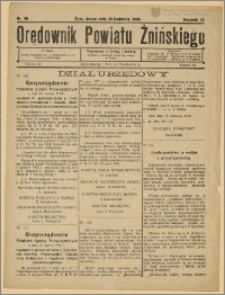 Orędownik Powiatu Żnińskiego 1930 Nr 29