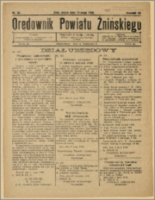 Orędownik Powiatu Żnińskiego 1930 Nr 33