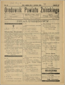 Orędownik Powiatu Żnińskiego 1930 Nr 39