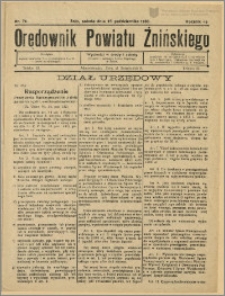 Orędownik Powiatu Żnińskiego 1930 Nr 74