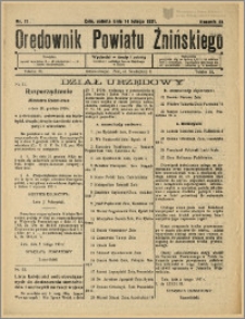 Orędownik Powiatu Żnińskiego 1931 Nr 11