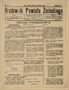 Orędownik Powiatu Żnińskiego 1931 Nr 27