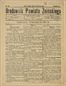 Orędownik Powiatu Żnińskiego 1931 Nr 30