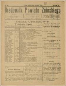 Orędownik Powiatu Żnińskiego 1931 Nr 34