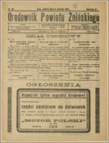Orędownik Powiatu Żnińskiego 1931 Nr 37