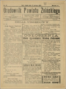 Orędownik Powiatu Żnińskiego 1931 Nr 40