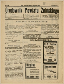 Orędownik Powiatu Żnińskiego 1931 Nr 49