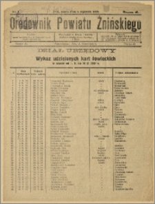 Orędownik Powiatu Żnińskiego 1932 Nr 1