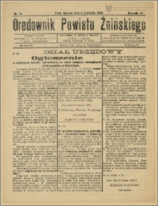 Orędownik Powiatu Żnińskiego 1933 Nr 14