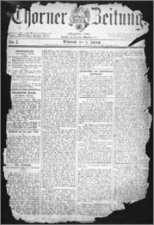 Thorner Zeitung 1877, Nro. 1