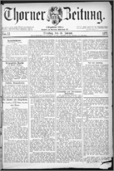 Thorner Zeitung 1877, Nro. 12