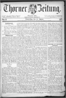 Thorner Zeitung 1877, Nro. 14