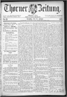 Thorner Zeitung 1877, Nro. 23 + Beilage