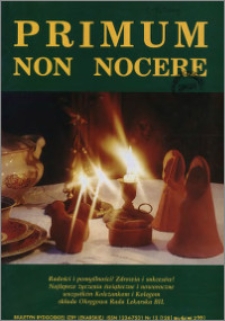 Primum Non Nocere 2001 nr 12