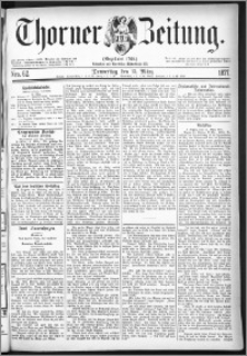 Thorner Zeitung 1877, Nro. 62 + Extra Beilage