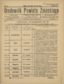 Orędownik Powiatu Żnińskiego 1934 Nr 11