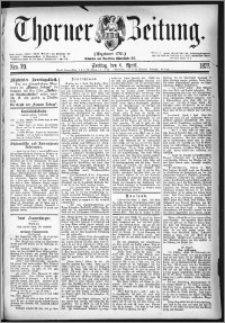Thorner Zeitung 1877, Nro. 79