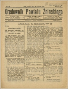 Orędownik Powiatu Żnińskiego 1934 Nr 20