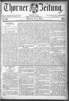Thorner Zeitung 1877, Nro. 83