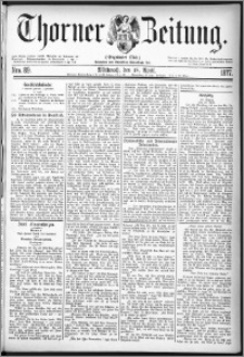 Thorner Zeitung 1877, Nro. 89