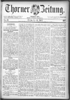 Thorner Zeitung 1877, Nro. 91