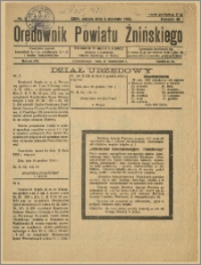 Orędownik Powiatu Żnińskiego 1935 Nr 1