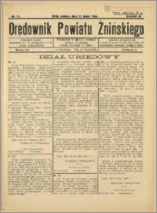 Orędownik Powiatu Żnińskiego 1935 Nr 11