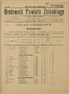 Orędownik Powiatu Żnińskiego 1936 Nr 15