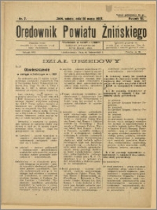 Orędownik Powiatu Żnińskiego 1937 Nr 7
