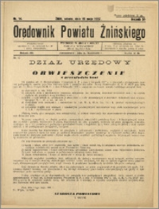 Orędownik Powiatu Żnińskiego 1937 Nr 14
