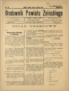 Orędownik Powiatu Żnińskiego 1937 Nr 15