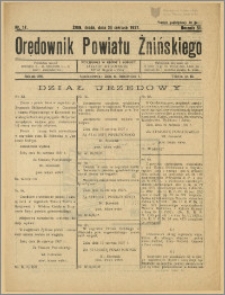 Orędownik Powiatu Żnińskiego 1937 Nr 17