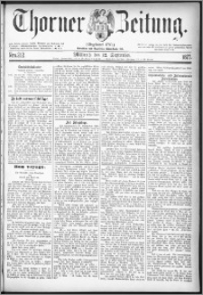 Thorner Zeitung 1877, Nro. 212