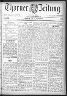 Thorner Zeitung 1877, Nro. 216 + Beilage