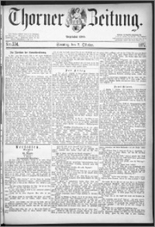 Thorner Zeitung 1877, Nro. 234 + Beilage