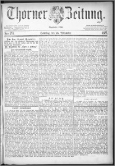 Thorner Zeitung 1877, Nro. 276 + Beilage