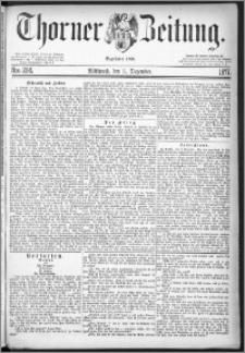 Thorner Zeitung 1877, Nro. 284