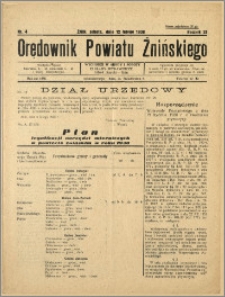 Orędownik Powiatu Żnińskiego 1938 Nr 4