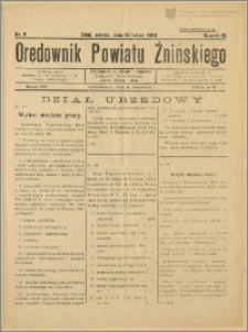 Orędownik Powiatu Żnińskiego 1938 Nr 5
