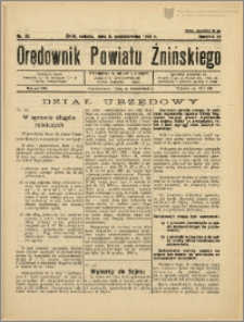 Orędownik Powiatu Żnińskiego 1938 Nr 22