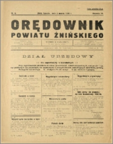 Orędownik Powiatu Żnińskiego 1939 Nr 6