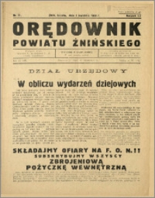 Orędownik Powiatu Żnińskiego 1939 Nr 11