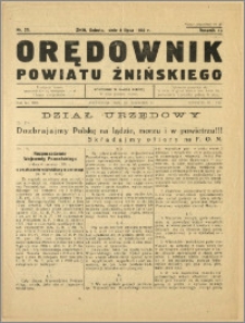 Orędownik Powiatu Żnińskiego 1939 Nr 23