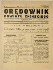 Orędownik Powiatu Żnińskiego 1939 Nr 27