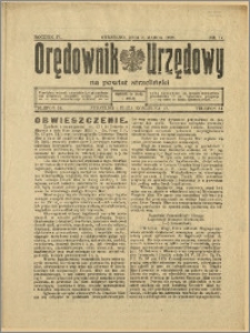 Orędownik Urzędowy na Powiat Strzeliński 1928 Nr 17