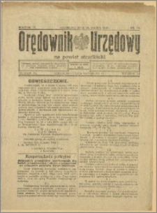 Orędownik Urzędowy na Powiat Strzeliński 1928 Nr 19